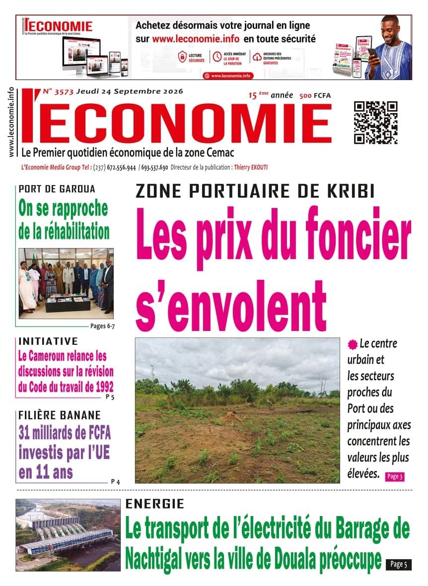 3573 L’Economie du Jeudi 24 Septembre 2026